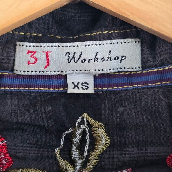 Johnny Was 3J Workshop Embroidered Long Sleeve - Picture 6 of 9